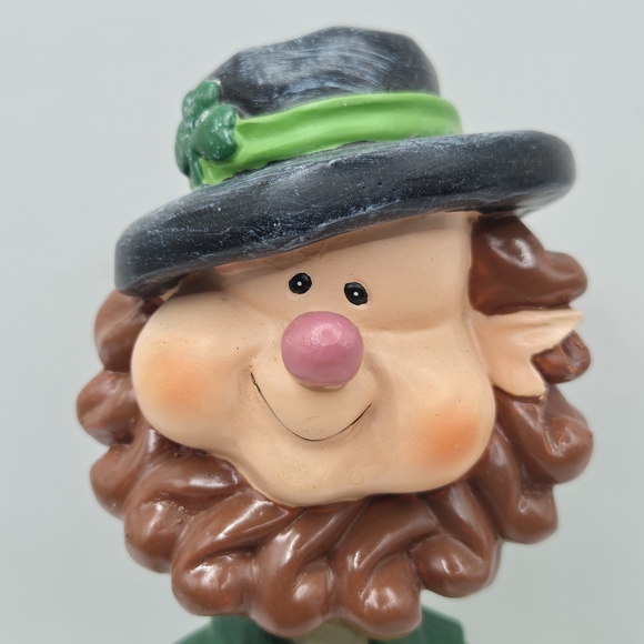 St. Patrick's Day Leprechaun W Coins Bobblehead Figure by Jo-Ann Stores (2003) - Picture 2 of 15